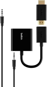 NEW Belkin B2B137-Blk HDMI to VGA Adapter Kit with 3.5mm Audio - Picture 1 of 8