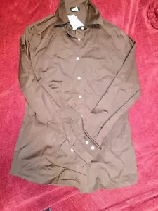 J.Crew Brown Blouse Size M New With Tags - Picture 1 of 4