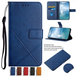 For Samsung S25 Ultra S24 Plus Leather Anti Scratch Wallet Case Flip Stand Cover - Picture 1 of 17