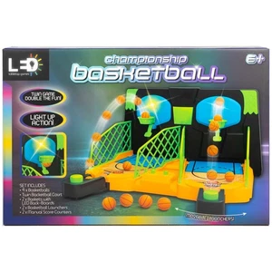 LED Championship elektronisches Basketball Spielset mit LED-Licht & zwei Reifen - Bild 1 von 7
