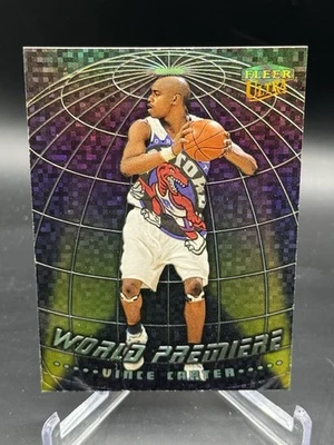 Fleer Ultra Vince Carter 1998-99 estreno mundial radiocontrol inserto #14 Toronto Raptors Foto 1 de 2