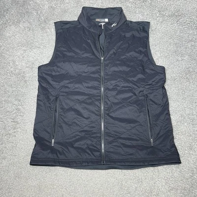 Chaleco KJUS Toyota Release para Hombres XL 54 Negro Acolchado Elastizado Bolsillo con Cremallera Completa Foto 1 de 4