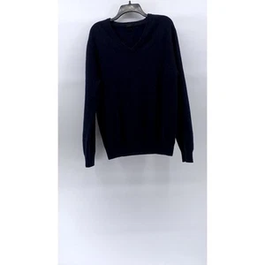 Suéter de manga larga de cachemir italiano con cuello en V azul marino azul marino talla L de J.CREW para hombre - Imagen 1 de 10