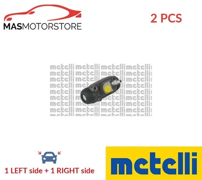 DRUM WHEEL BRAKE CYLINDER PAIR REAR METELLI 04-0991 2PCS A NEW OE REPLACEMENT - Image 1 of 4