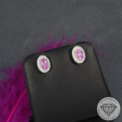 Wert 1120 € Brillant Saphir Ohrringe in 900 Platin - Bild 1 von 4