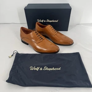 Wolf & Shepherd Bannister Derby – Italian Calfskin “Honey Parma” – Mens 12.5D - Picture 1 of 10
