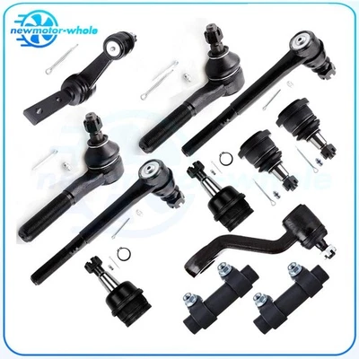 For 94-99 Dodge Ram 1500 2WD/RWD Front 12x Tie Rods Ball Joints Idler Pitman Arm Foto 1 de 4