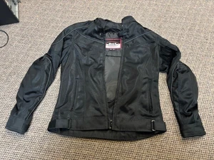 Bilt Motorcycle Jacket & Removabl Liner Women's Medium Pre-Owned Coat Used Black - Picture 1 of 4