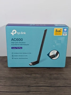 TP-Link Archer T2U Plus High Gain Wireless Dual Band USB Adapter - Image 1 of 4