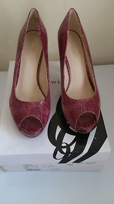 NINEWEST SHEEPSKIN LEATHER SHOES - Image 1 of 4