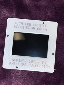  Childe Hassam, "Washington  Arch"  35mm Modern Art Slide   - Picture 1 of 3