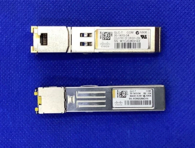 GLC-T оригинальный Cisco 1000BASE-T SFP + RJ-45 30-1410-04 V04 трансивер - Изображение 1 из 3