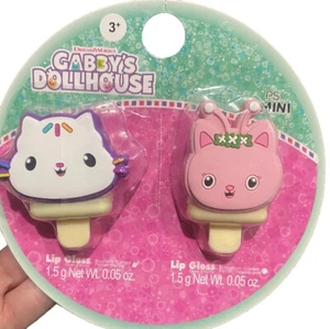 Gabby's Dollhouse Flavored Bubble Gum And Blueberry Lip Gloss New - Picture 1 of 2