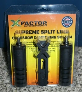 Neu XFactor Outdoor Supreme Split Limb Armbrust Dämpfungssystem schwarz Made USA - Bild 1 von 2