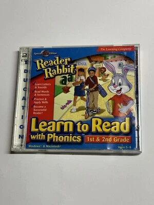 Reader Rabbit Learn to Read with Phonics Preschool Kindergarten CD-ROM PC Mac - Image 1 of 4