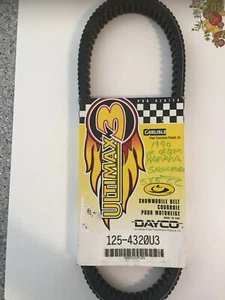 YAMAHA CARLISLE ULTIMAX 3 SNOWMOBILE BELT 125-4320U3 - Picture 1 of 4