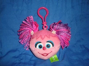 Sesame Street Abby Plush 2011 Gund Backpack Buddies Clip - Imagen 1 de 4