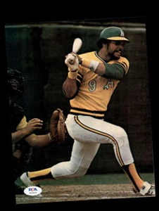 Reggie Jackson PSA DNA Signed  8x10 Vintage Photo Autograph A`s - Picture 1 of 3