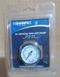 SHARPE 2210 AIR ADJUSTING VALVE WITH GAUGE - Picture 1 of 10
