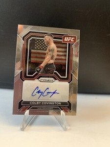 2023 PRIZM UFC COLBY COVINGTON SUPERSTAR AUTO 🔥🇺🇸