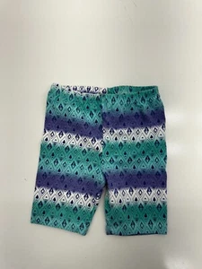 Disney Frozen Girls Blue White Pajama Shorts Size 5 - Picture 1 of 5