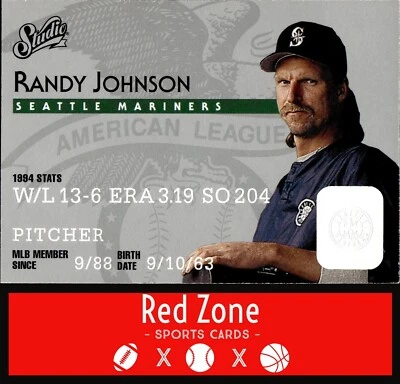 1995 Studio - #48 Randy Johnson NM Set Break. - Image 1 of 2