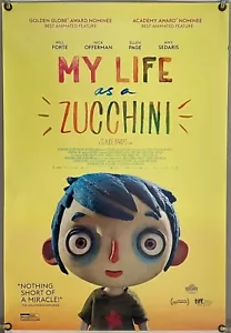 PÓSTER ORIGINAL DE UNA HOJA DE PELÍCULA MY LIFE AS A CALABACCHINI ENROLLADO (2016) - Imagen 1 de 2