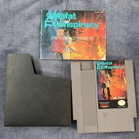 The Mafat Conspiracy - Authentic Nintendo NES With Manual + Sleeve Tested