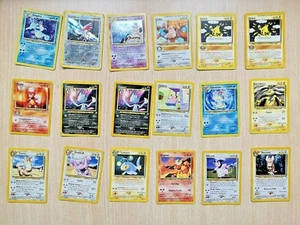 SET NEO GENESIS Collection Holo Rare Single Pokemon Card /111 (no shining ex) - Foto 1 di 444