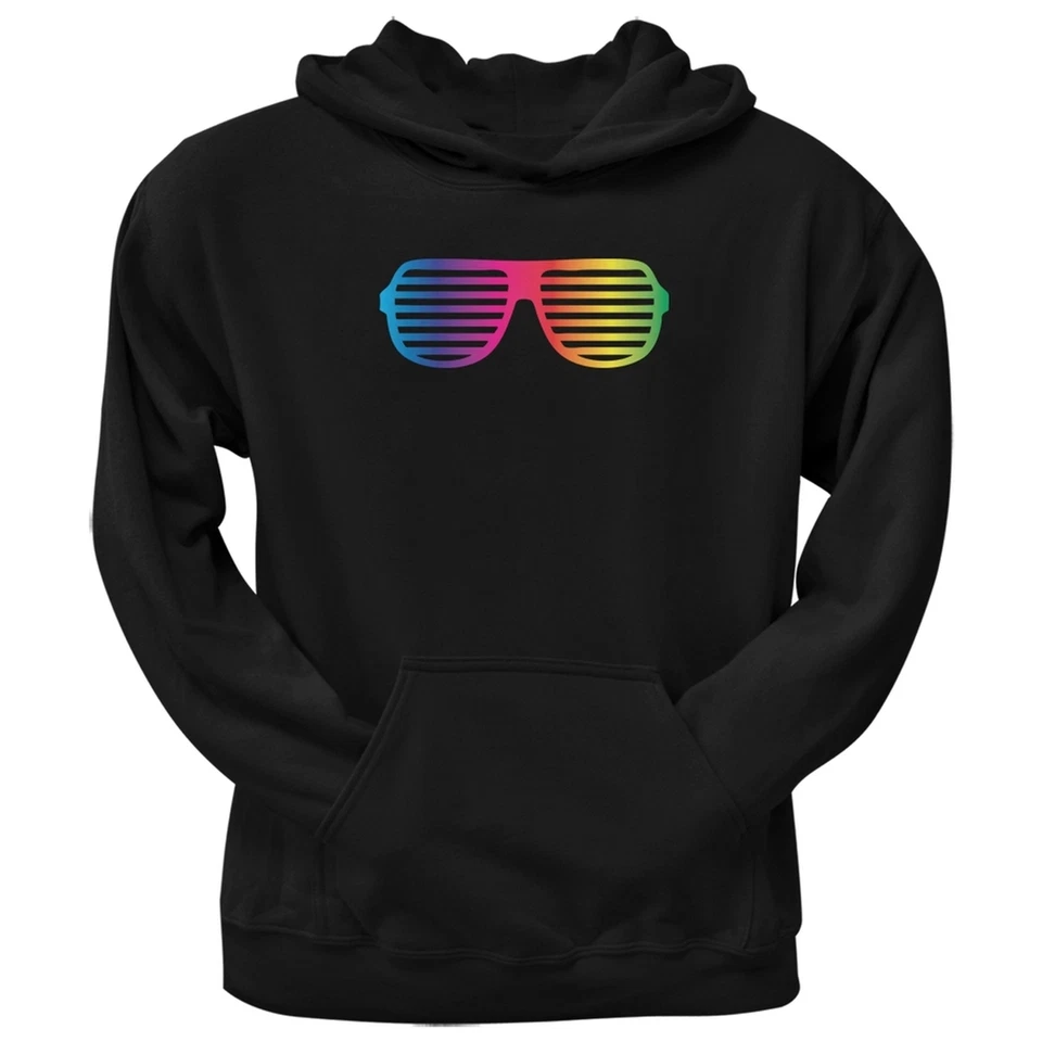 Sudadera con capucha negra Shutter Shades para adultos Foto 1 de 1