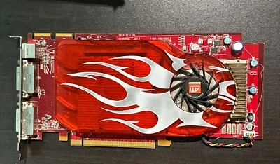 ATI Radeon 2600XT 256M 109-B10231-00 0WX092 Dual DVI Video Card PCI-Express - Image 1 of 3