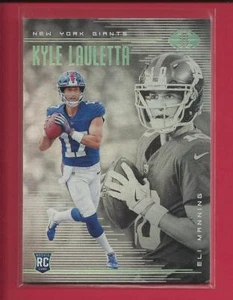 Tarjeta de novato Kyle Lauletta RC 2018 Panini Illusions # 24 New York Giants QB - Imagen 1 de 2