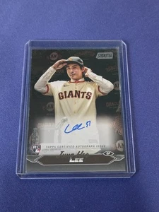 2024 Topps Stadium Club - Jung Hoo Lee Black Foil Variation Auto Redemption /25 - Picture 1 of 2