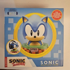 Sonic The Hedgehog Gaming Hed'z 3D Head Headphone Stand - Picture 1 of 3