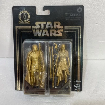 Hasbro Star Wars Commemorative Edition Skywalker Saga Gold Kylo REN and Ray - Image 1 of 4
