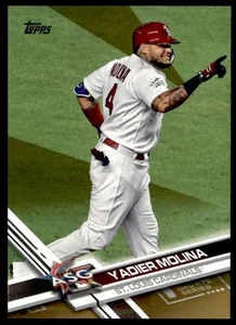 Actualización Topps Gold 2017/2017 Yadier Molina 0801/2017 Cardenales de San Luis #US47 - Imagen 1 de 2