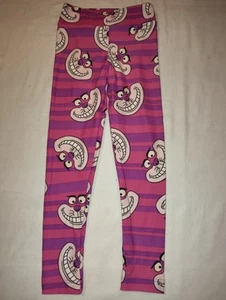 LuLaRoe Leggings Kids S/M NWOT Disney Alice Wonderland Cheshire Cat NEW OS - Picture 1 of 3