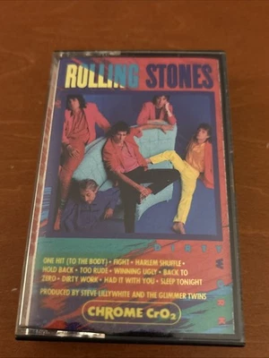 THE ROLLING STONES - DIRTY WORK CASSETTE ALBUM 1986 (ROLLING STONES RECORDS) - Image 1 of 4