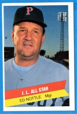 Ed Nottle 1987 TCMA International League All-Stars Pawtucket Red Sox