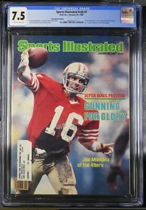Sports Illustrated January 25 1982 First Joe Montana Cover San Francisco CGC 7.5 - Picture 1 of 2