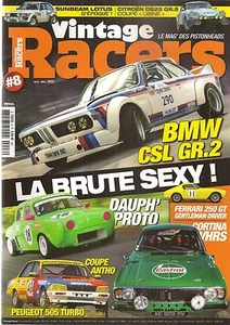 VINTAGE RACERS 8 DAUPHINE ABARTH 1300 SCORPIONE BMW 3.0 CSL TALBOT SUNBEAM LOTUS - Bild 1 von 3