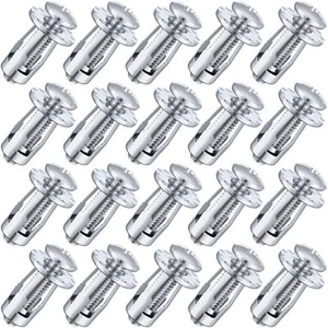 20pcs Expansion Screw Petal Nut M6 x 25mm Corrosion-Resistant Jack Nuts Inser... - Picture 1 of 7