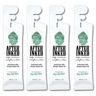 AFTER INKED TATTOO AFTER CARE LOTION 7ML SACHETS VEGAN PMU CRUELTY FREE