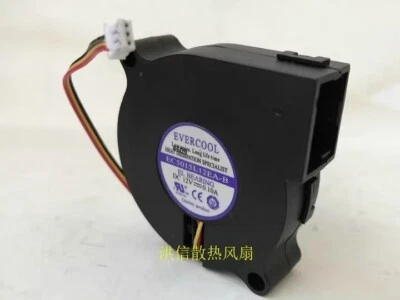 EVERCOOL EC5015L12EA-B 5015 DC12V 0.10A 50*15MM 3-Pin Silent Cooling Fan - Image 1 of 4