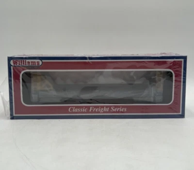 Williams O Gauge Classic Freight CSX 40' Flat Car w/ Bulkhead Ends No. 47509 - Image 1 of 4