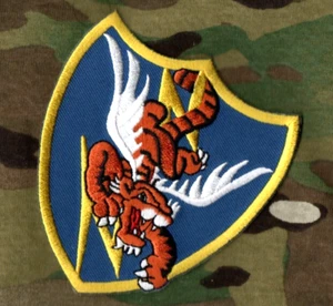 USAAF AVG FLYING TIGERS飛虎隊CBI CHINA BURMA INDIA 1941 iron/sew-on 美籍志願大隊 INSIGNIA - Picture 1 of 13