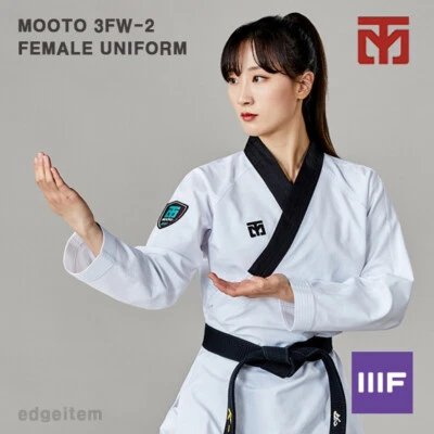 MOOTO 3FW-2 Demonstration Female Uniform (Snow White) TKD Performance 3F Dobok