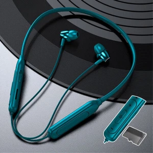Wireless Bluetooth Headphone Neckband In-Ear Magnetic Earphones Built-in Mic - Zdjęcie 1 z 15
