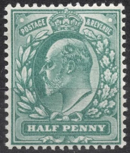 SG215 Sn:#127 1902 1/2 d REGNO UNITO Re Edoardo VII - Definitivi, MNH - Foto 1 di 2