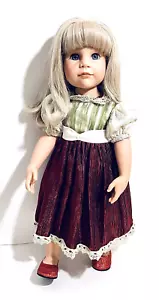 Gotz Hannah By Hildegard Gunzel Blonde 18" All Vinyl Girl Doll With 2 Outfits - Picture 1 of 19